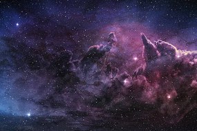 Fotográfia purple nebula and cosmic dust, ClaudioVentrella