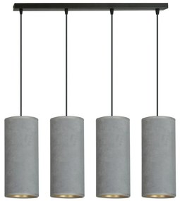 EMIBIG 1060-4 BENTE Ernyős Függesztett Lámpa Fekete, Szürke E14 IP20