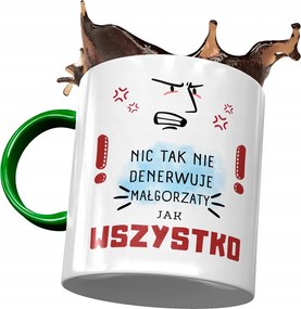 Zöld Bögre Margit Barátnőknek Ajándék Nyomtatott Fotóval