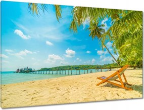 Vászonkép 120x80 Strandolás a nyaralás alatt