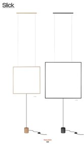 Redo 01-2197 - SLICK állólámpa LED/19W/230V fekete