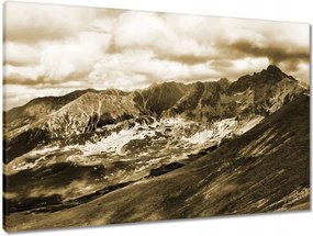 Vászonkép 90x60 Tátra Lengyel hegyek Kilátás