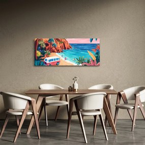 Kép - Lakóautó az óceánnál (120x50 cm)