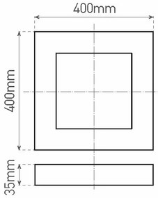 LED Mennyezeti lámpa FENIX LED/32W/230V 3800K