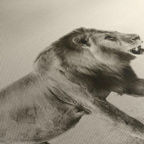 Kép - Az éhes oroszlán (150x105 cm)