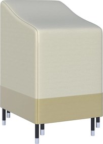 Outsunny F stackolható Szék Lefedő 90x70x115 cm Vízálló Oxford 600D Kerti Bútor Lefedő UV Védelemmel Bézs és Barna | Aosom