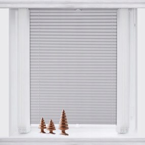 Pliszírozott Roló Világosszürke Non-invazív Méret 90 x 100 CM