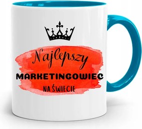 Marketingeseknek Marketing Bögre Kék Ajándék fényképes nyomtatással