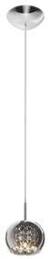 Zuma Line P0076-01A-F4FZ - Kristálycsillár zsinóron CRYSTAL 1xG9/42W/230V