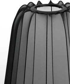 Fekete állólámpa (magasság 132 cm) Plumeria – Light &amp; Living