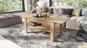 Mazzoni ASTI-R Oasis Tölgy - MODERN DOHÁNYZÓASZTAL BŐVÍTHETŐ ASZTALLAPPAL