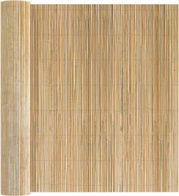vidaXL Bambusz kerítés Természetes 600 x 180 cm bambusz