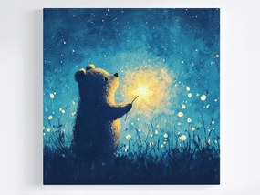 Poszter Mackó Ég Éjszaka Csillagok Álom 40x40