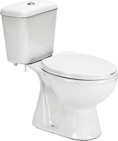 Alsó kifolyású monoblokkos WC soft close ülőkével felújításhoz és családi házakba – Leziter Cleano