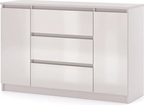 SIMPLE komoda 120 2D3S kaszmir/kaszmir połysk