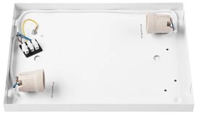 Mennyezeti lámpa OAK SQUARE 2xE27/15W/230V 35x35 cm tölgy