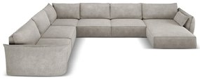 Világosszürke sarokkanapé (bal oldali) Vanda – Mazzini Sofas