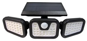 LED napelemes reflektor érzékelővel LED/15W/3,7V 2400 mAh IP54 4500K