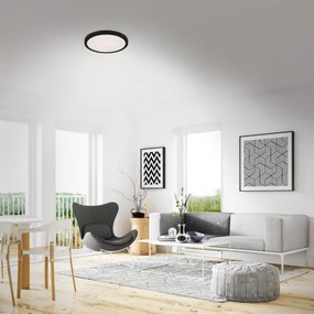 Briloner 3071-015 - LED Mennyezeti lámpa RUNA LED/24W/230V fekete