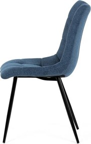 Sötétkék szövet étkezőszék, DCL-193 BLUE2