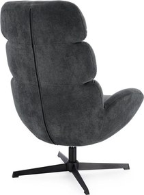 Fekete forgó fotel Violante – Bizzotto
