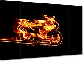 Vászonkép 100x70 Lánglovagok