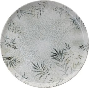 18 részes porcelán étkészlet fehér-antracit