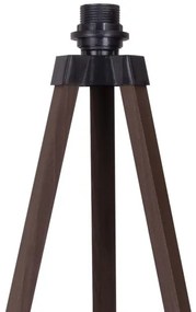 Duolla - Állólámpa DUO 1xE27/60W/230V átm. 44 cm fekete/barna