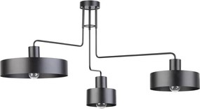 SIGMA LIGHTING 31553 VASCO Mennyezeti Csillár Fekete E27 IP20