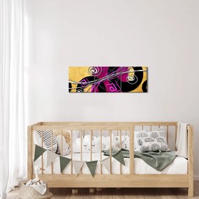 Az absztrakció képe (órával) (90x30 cm)