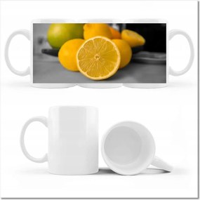 Citrom mintás bögre