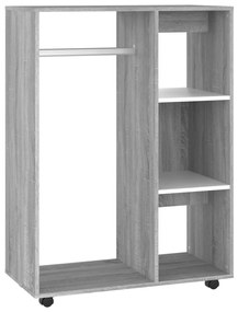 vidaXL szürke sonoma színű szerelt fa ruhásszekrény 80 x 40 x 110 cm