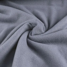 Goldea polar fleece antipilling - szürke starý 150 cm