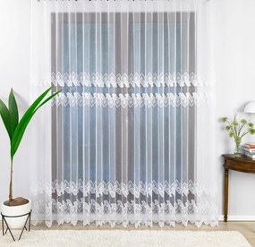 Fehér Függöny Ráncoló Szalag Csíkos Minta 150x170