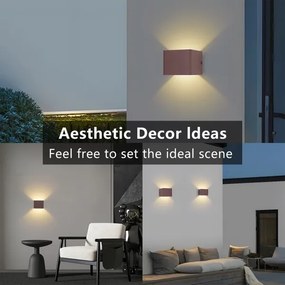 Brilagi - LED kültéri fali lámpatest DONNANI LED/5W/230V 10 cm barna IP44