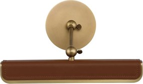 Quintiesse vintage falikép világítás valise picture barna sárgaréz elsqnvaliseplsvbscl