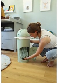 Zöld műanyag szemetes pelenkákhoz 25 l Whale – Kindsgut