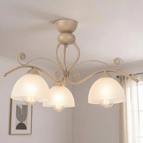BRILAGI - Felületre szerelhető csillár ANTICO MODERN 3xE27/60W/230V bézs