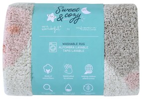 Mosható-kézi szövésű pamut gyerek szőnyeg ø100 cm Believe in Yourself – Lorena Canals