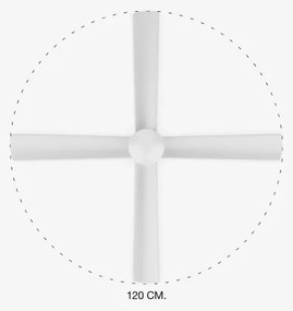 FARO 33756 - LED Mennyezeti ventilátor FRASER LED/16W/230V fehér á.120 cm + távirányítás