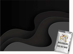 Fotótapéta Absztrakt Fekete Hullámok Hálószoba Nappali Tapéta Flizelina 150x105