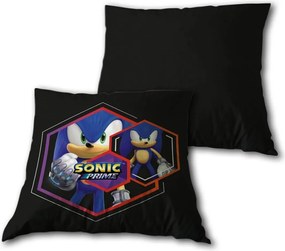 Sonic a sündisznó Prime párna, díszpárna levehető huzattal 35x35 cm Velúr