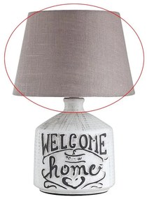 Rabalux - Cserebúra asztali lámpához PETRA E14 barna/fehér