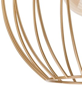 Csillár zsinóron ZOYA 1xE27/60W/230V sárgaréz