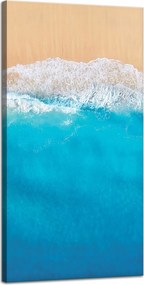 Vászonkép Napsütötte tengerpart Óceán víz 40x80 cm Ideális ajándék