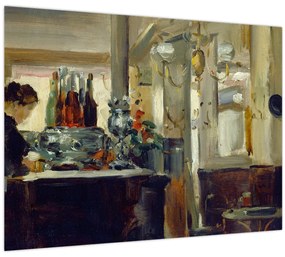 Kép - Style of Edouard Manet, Bon Bock Cafe, reprodukciók (70x50 cm)