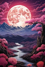 Poszter 20x30cm Rózsaszín Álmok Földje