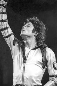 Fotográfia Michael Jackson on stage in Nice, French Riviera, August 1988, .