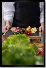 Poszterek keretben 40x60 Tányér befőttesüveggel