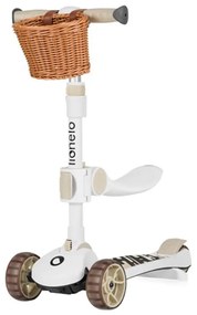 Lionelo Lionelo FRANKY 2v1 gyerek roller fehér/beige LN0098
